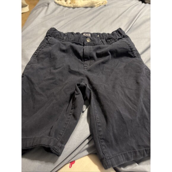 CHILDRENS PLACE NAVY BLUE SCHOOL UNIFORMS SHORTS SIZE 14 - Picture 2 of 5